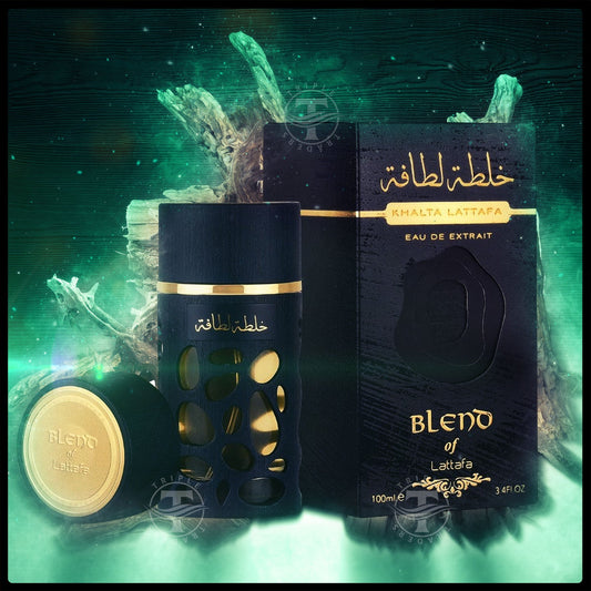 Lattafa Blend Of Khalta EXTRAIT fragrance bottle