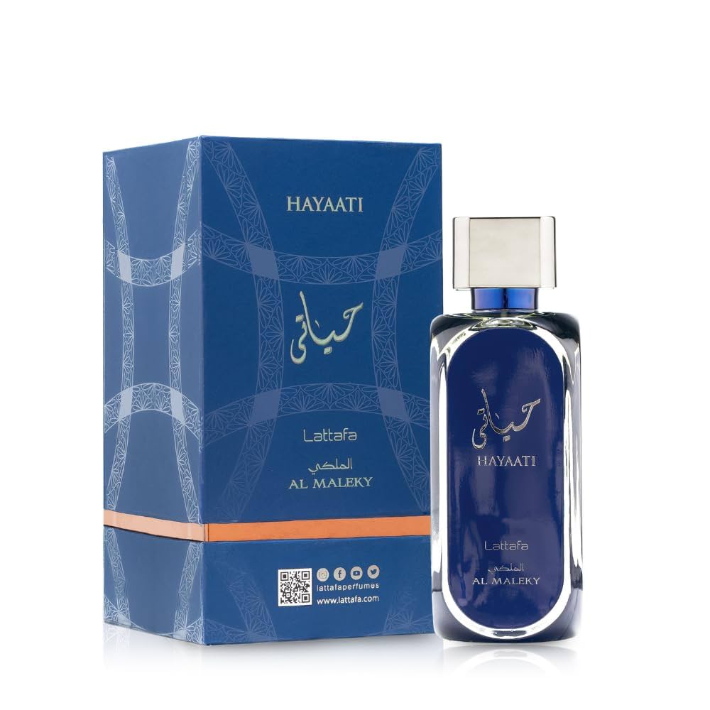 Lattafa Hayaati Al Maleky EDP fragrance bottle