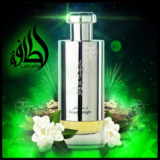Lattafa Khaltaat Al Arabia Royal Delight EDP fragrance bottle