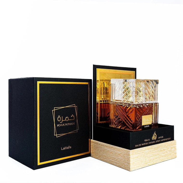 Lattafa Khamrah EDP fragrance bottle