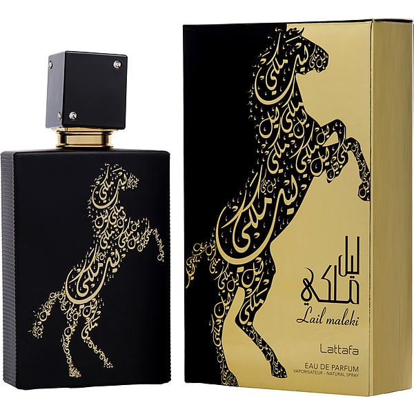 Lattafa Lail Maleki EDP fragrance bottle