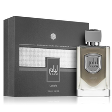 Lattafa Liam Grey EDP fragrance bottle