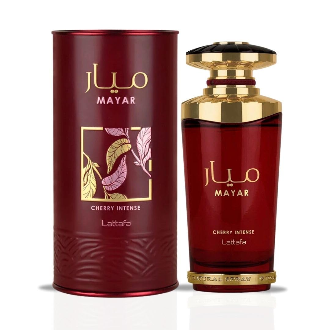 Lattafa Mayar Cherry Intense EDP fragrance bottle