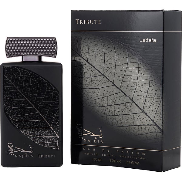 Lattafa Najdia Tribute EDP fragrance bottle