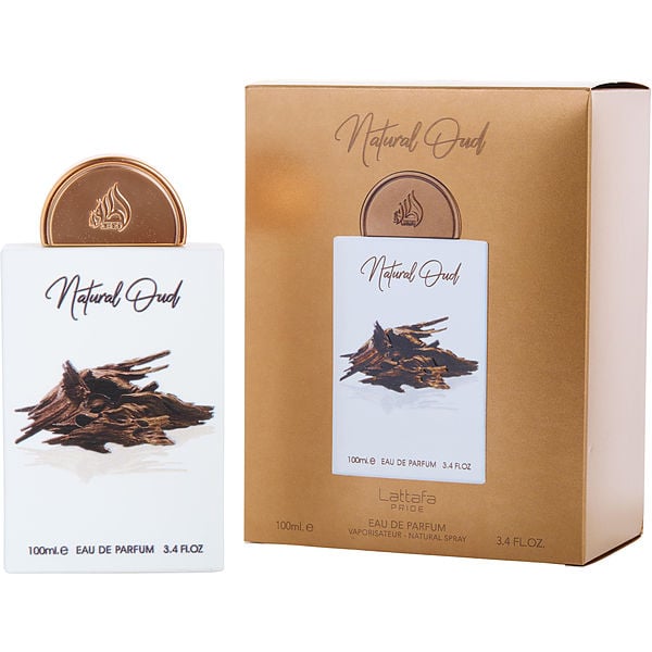 Lattafa Natural Oud EDP fragrance bottle