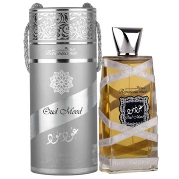 Lattafa Oud Mood Reminiscence EDP fragrance bottle