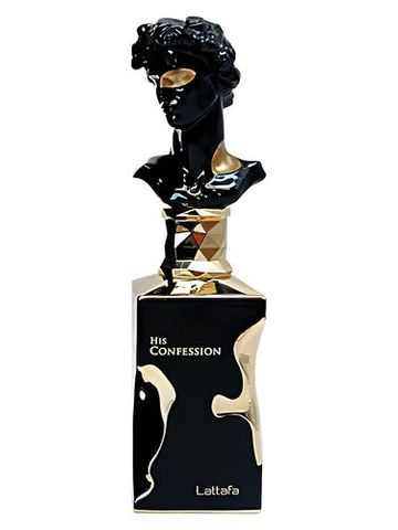 Lattafa Perfumes His Confession fragrance bottle