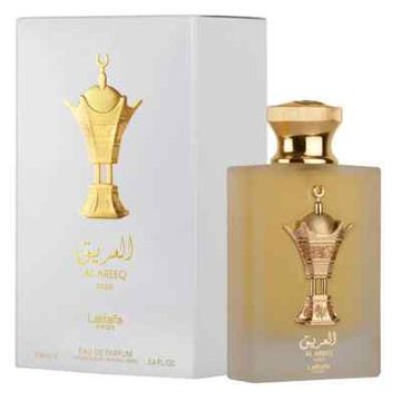 Lattafa Pride Al Areeq Gold EDP fragrance bottle