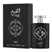 Lattafa Pride Al Qiam Silver EDP fragrance bottle