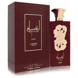 Lattafa Pride Ansaam Gold EDP fragrance bottle