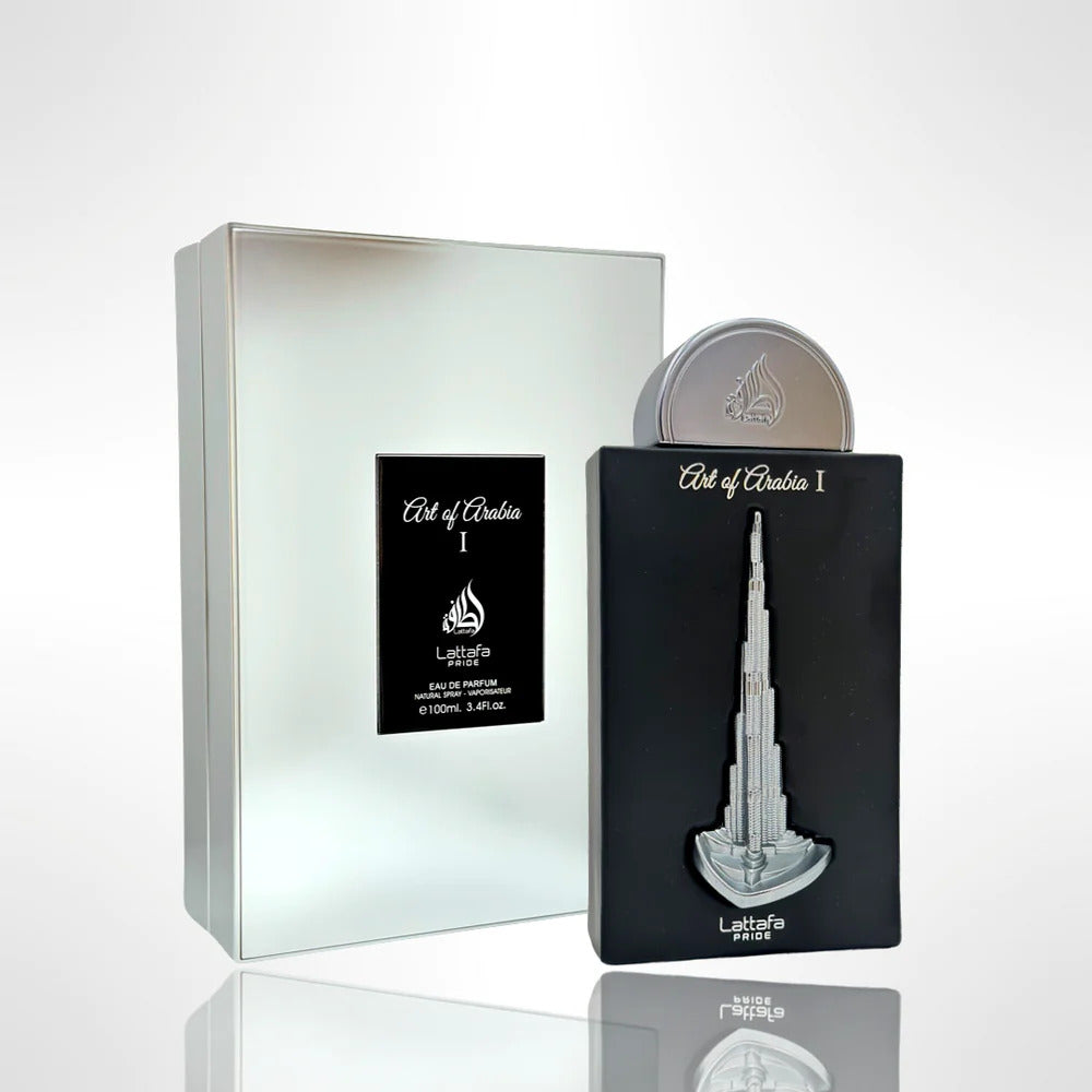 Lattafa Pride Art Of Arabia I EDP fragrance bottle