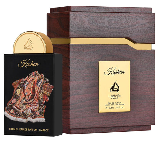 Lattafa Pride Kashan EDP fragrance bottle