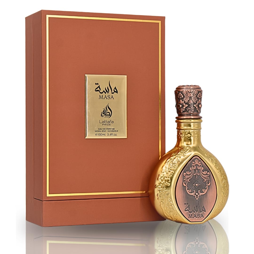 Lattafa Pride Masa EDP fragrance bottle