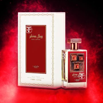Lattafa Pride Royal Sapphire EDP fragrance bottle