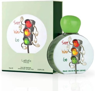 Lattafa Pride Stop Wait Go EDP fragrance bottle