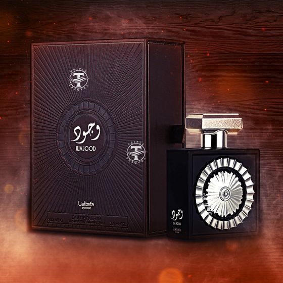 Lattafa Pride Wajood EDP fragrance bottle