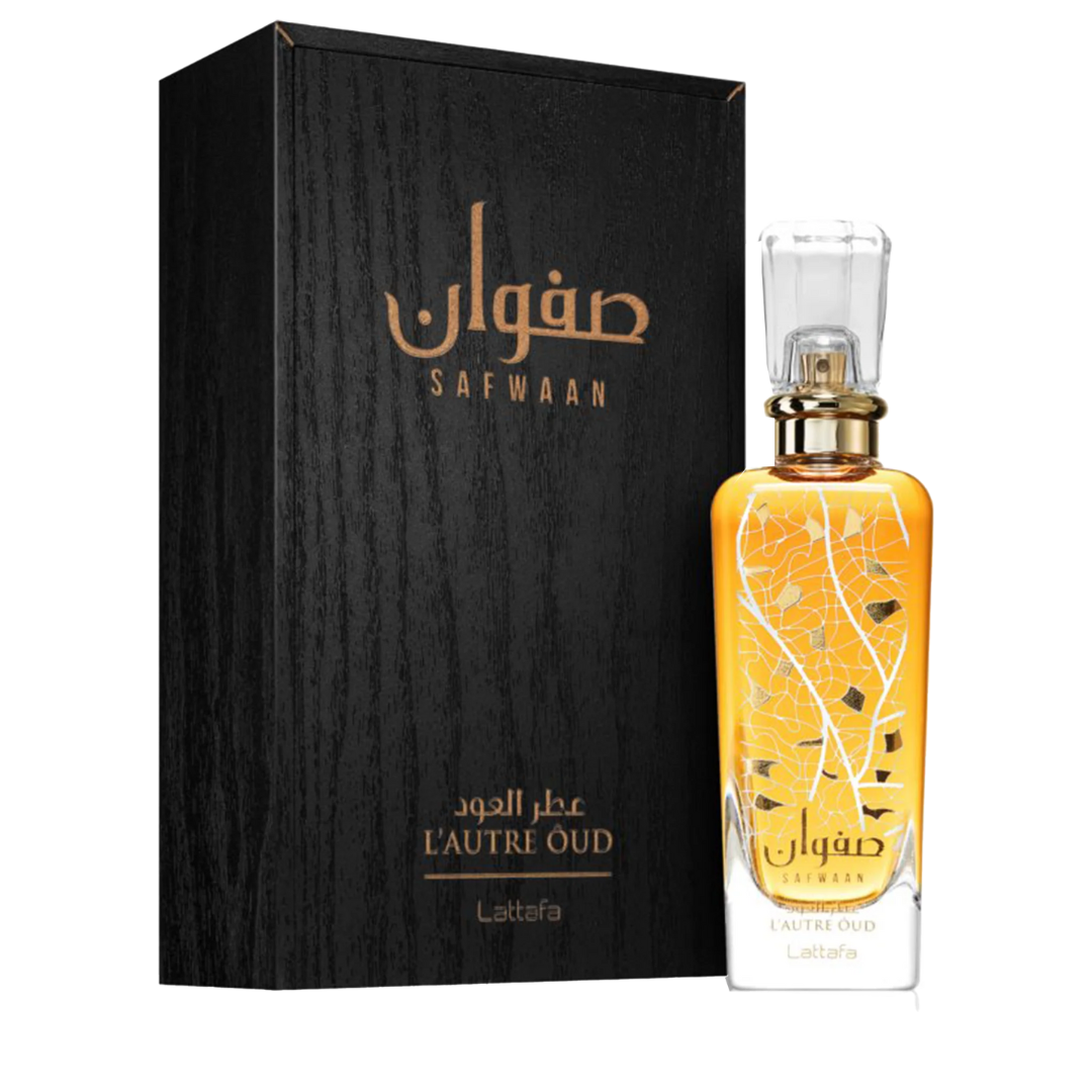 Lattafa Safwaan L'autre Oud EDP fragrance bottle