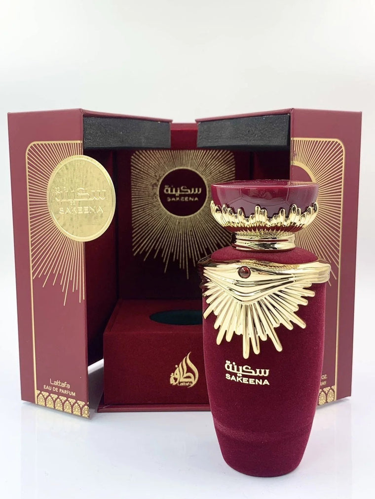 Lattafa Sakeena EDP fragrance bottle