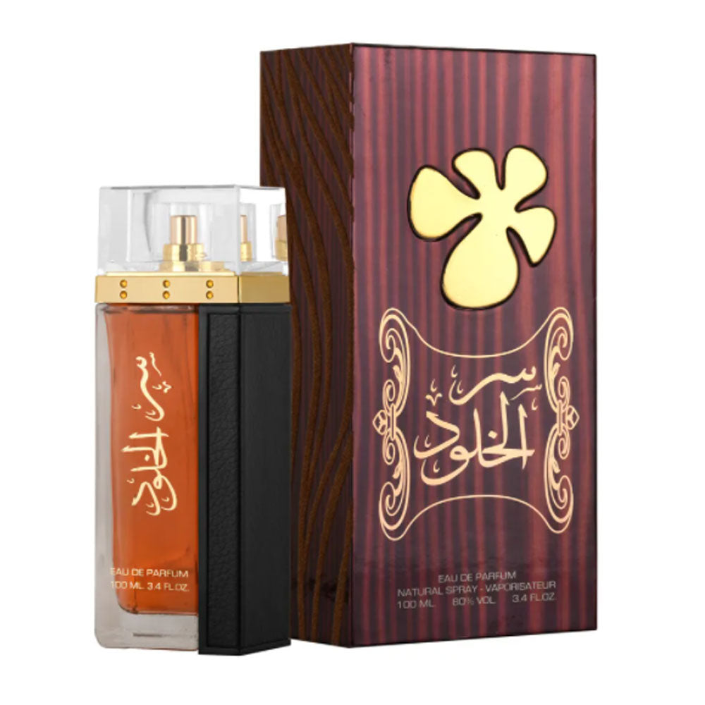 Lattafa Ser Al Khulood EDP fragrance bottle