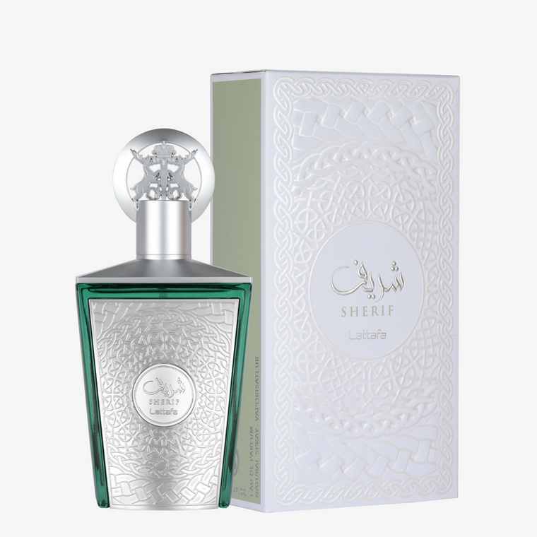 Lattafa Sherif EDP fragrance bottle