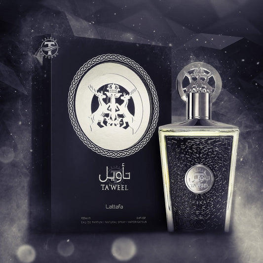 Lattafa Ta'weel EDP fragrance bottle