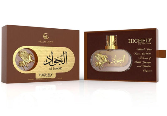 Le Falcone Highfly Al Jawad EDP fragrance bottle