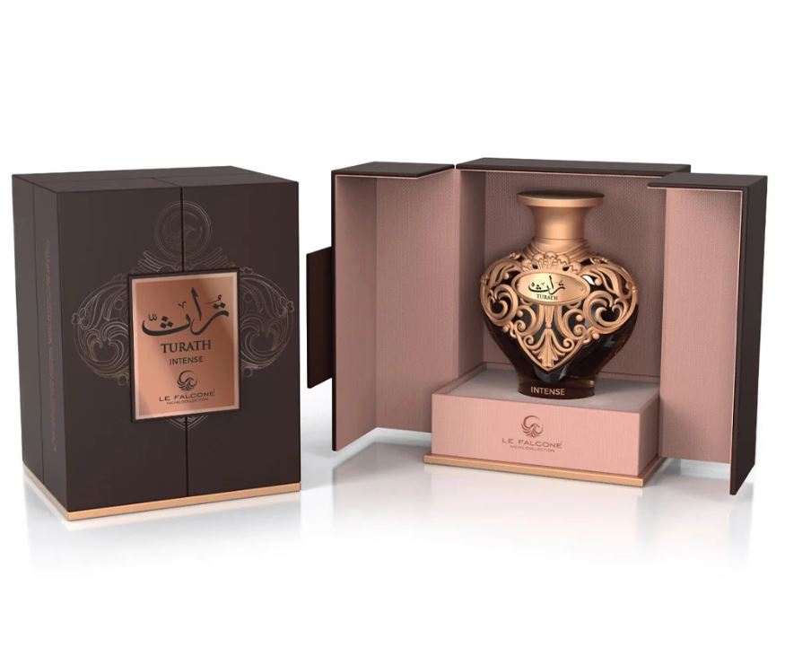 Le Falcone Turath Intense EDP fragrance bottle