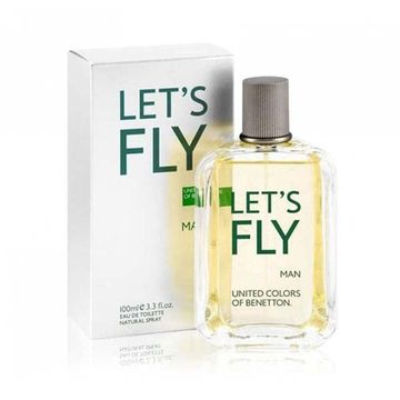 Let's Fly EDT fragrance bottle