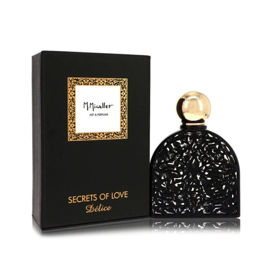 M. Micallef Secrets Of Love Delice EDP fragrance bottle