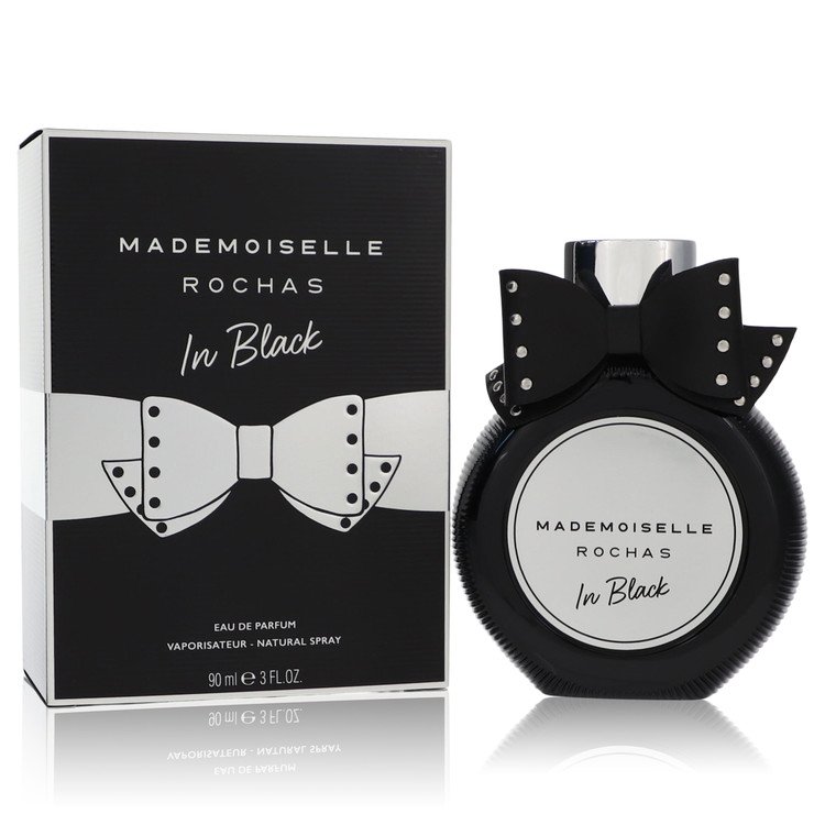 Mademoiselle Rochas In Black EDP fragrance bottle