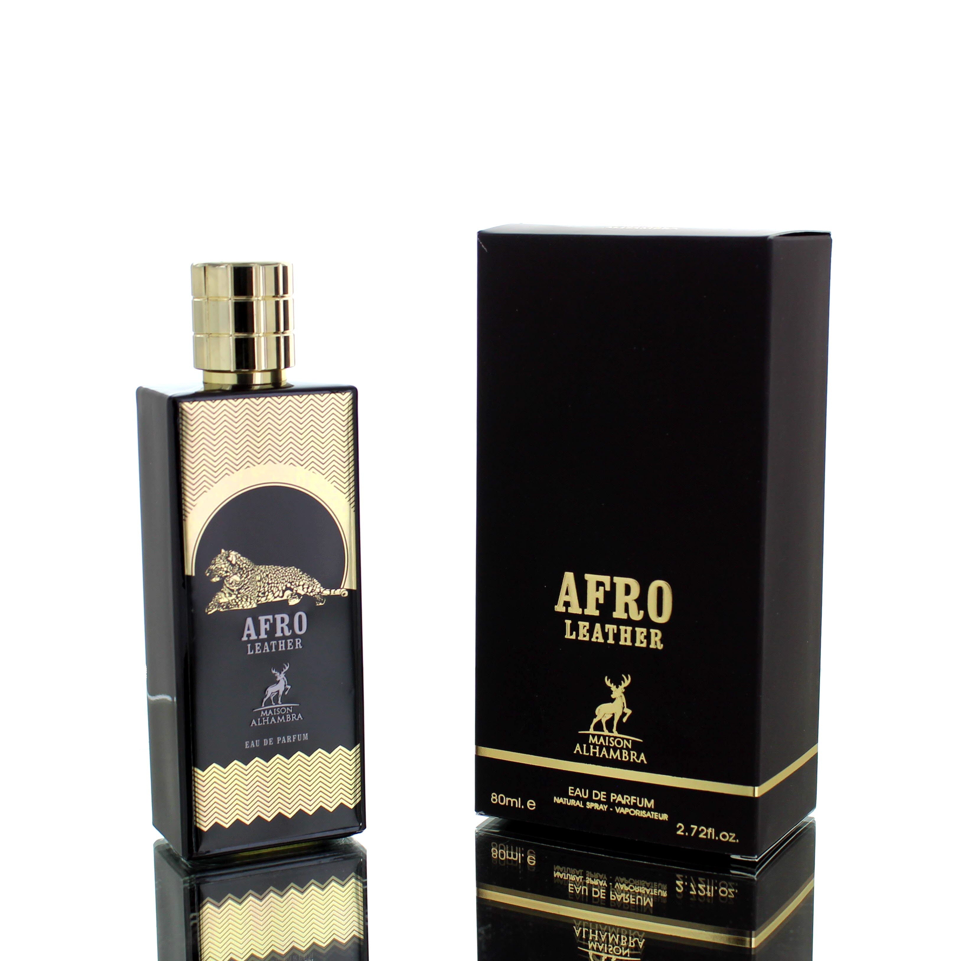Maison Alhambra Afro Leather EDP fragrance bottle