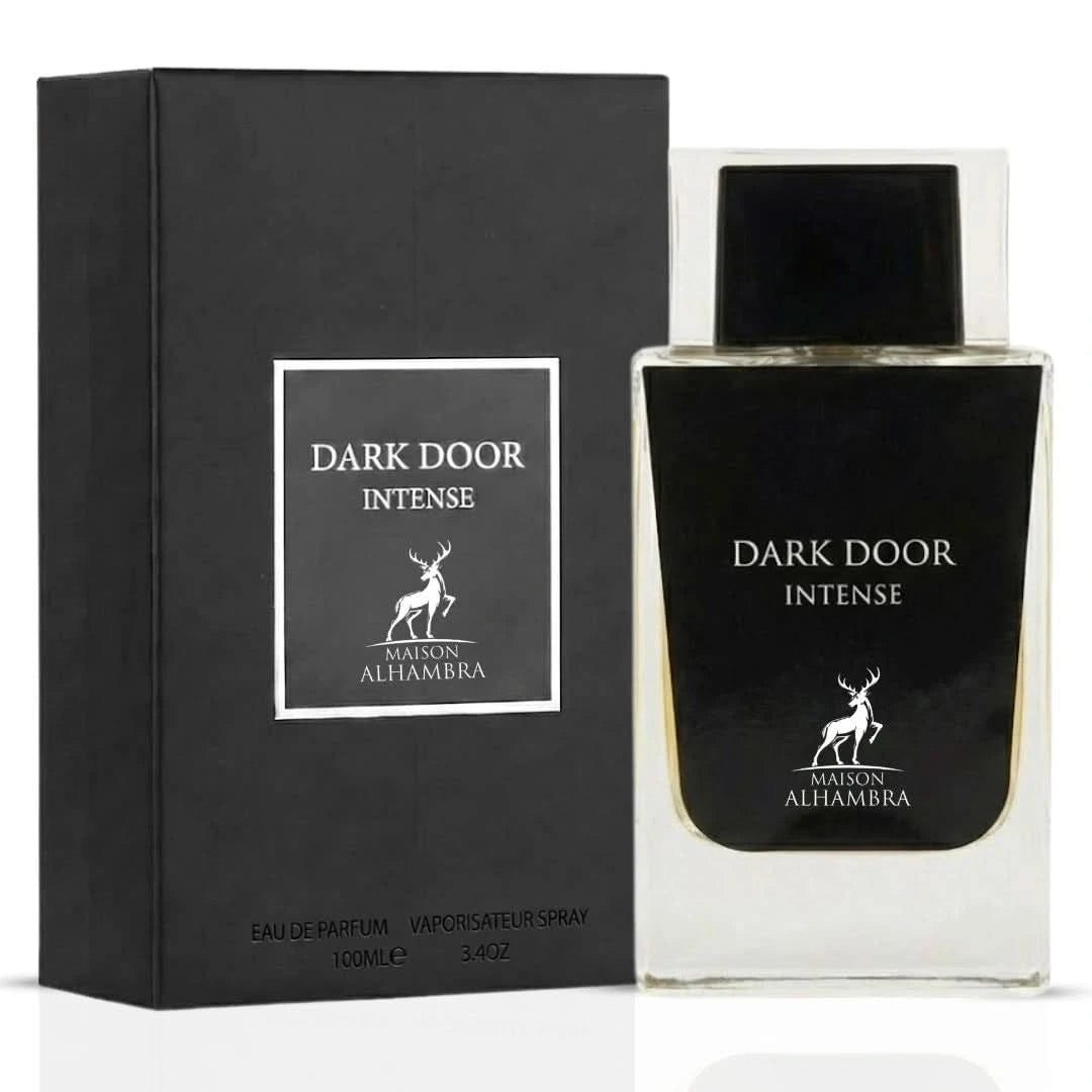 Maison Alhambra Dark Door Intense EDP fragrance bottle