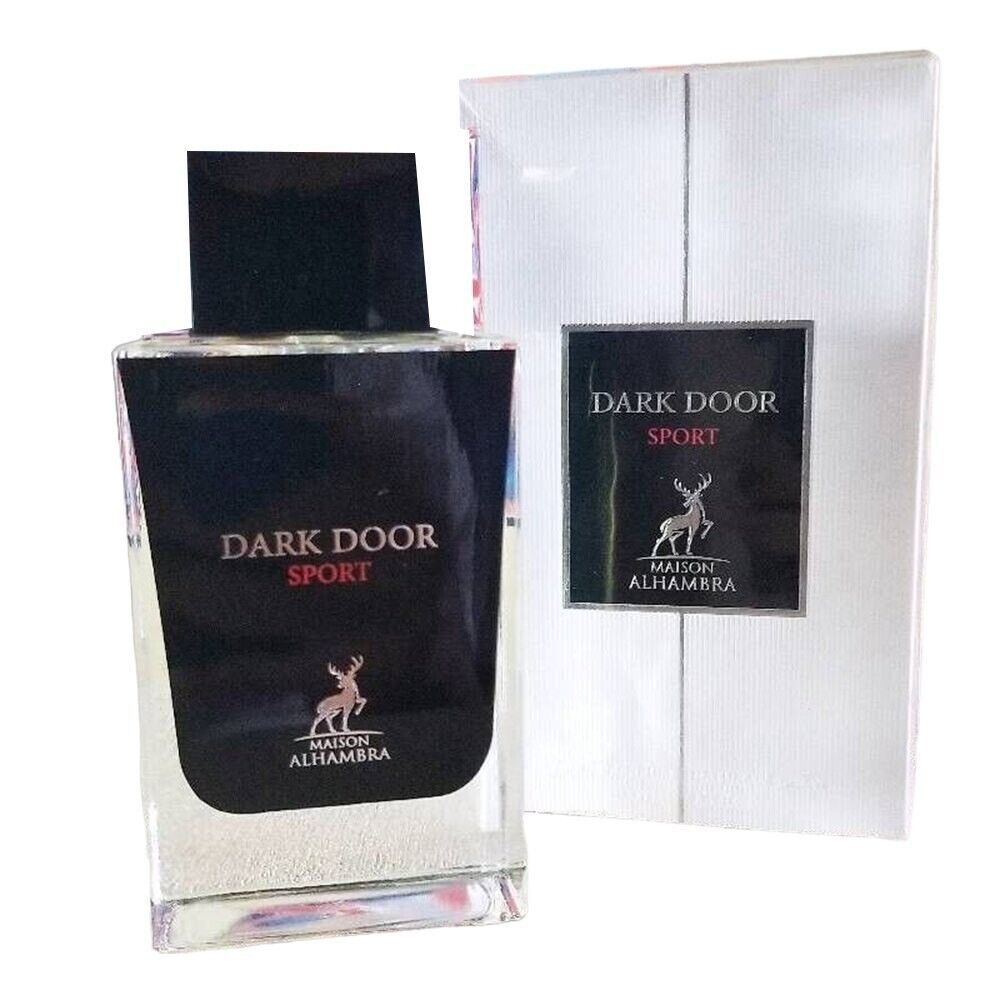 Maison Alhambra Dark Door Sport EDP fragrance bottle