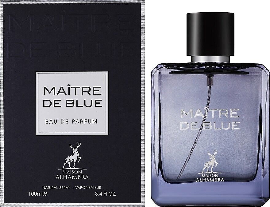 Maison Alhambra Maitre de Blue EDP fragrance bottle