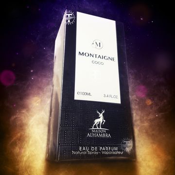 Maison Alhambra Montaigne Coco EDP fragrance bottle