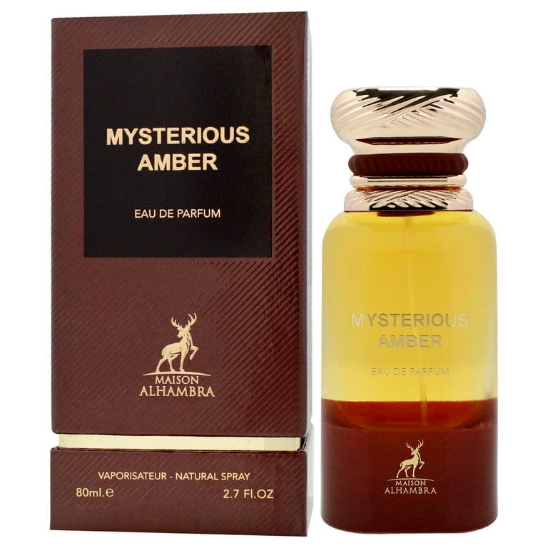 Maison Alhambra Mysterious Amber EDP fragrance bottle