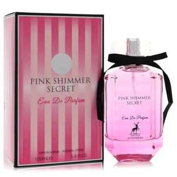 Maison Alhambra Pink Shimmer Secret EDP fragrance bottle