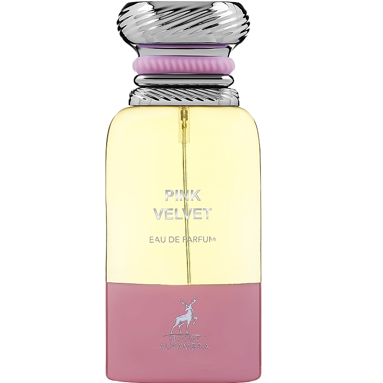 Maison Alhambra Pink Velvet EDP fragrance bottle