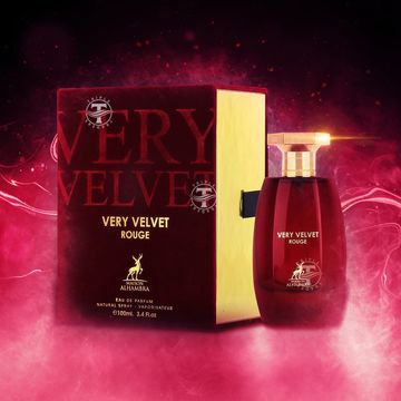 Maison Alhambra Very Velvet Rouge EDP fragrance bottle