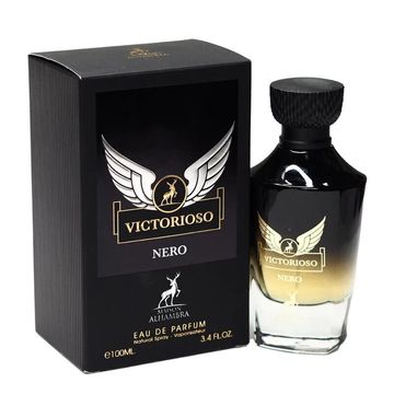 Maison Alhambra Victorioso Nero EDP fragrance bottle