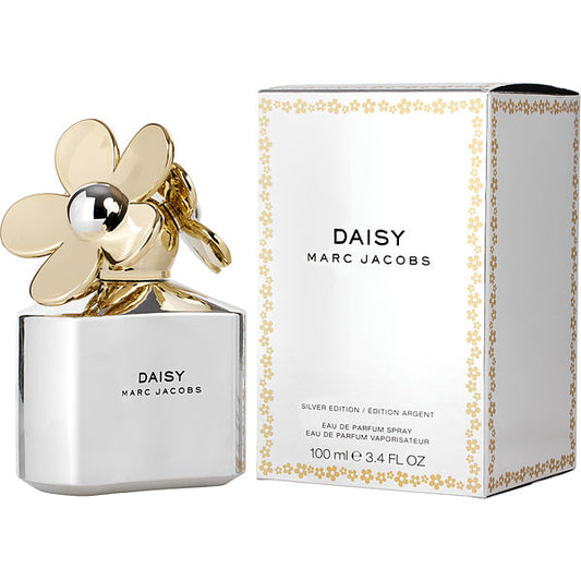 Marc Jacobs Daisy Silver EDP fragrance bottle