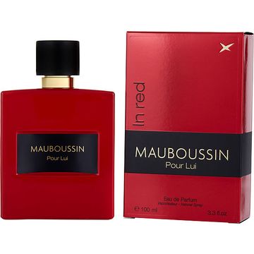 Mauboussin Pour Lui In Red EDP fragrance bottle