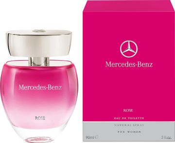 Mercedes-benz Rose EDT fragrance bottle