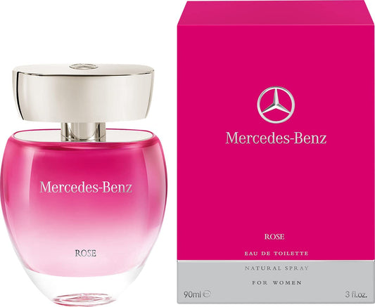 Mercedes-benz Rose EDT fragrance bottle