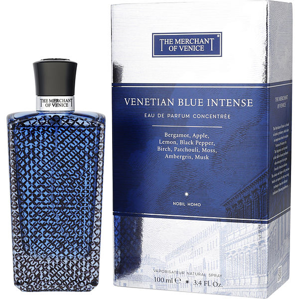 Merchant Of Venice Venetian Blue Intense EDP fragrance bottle