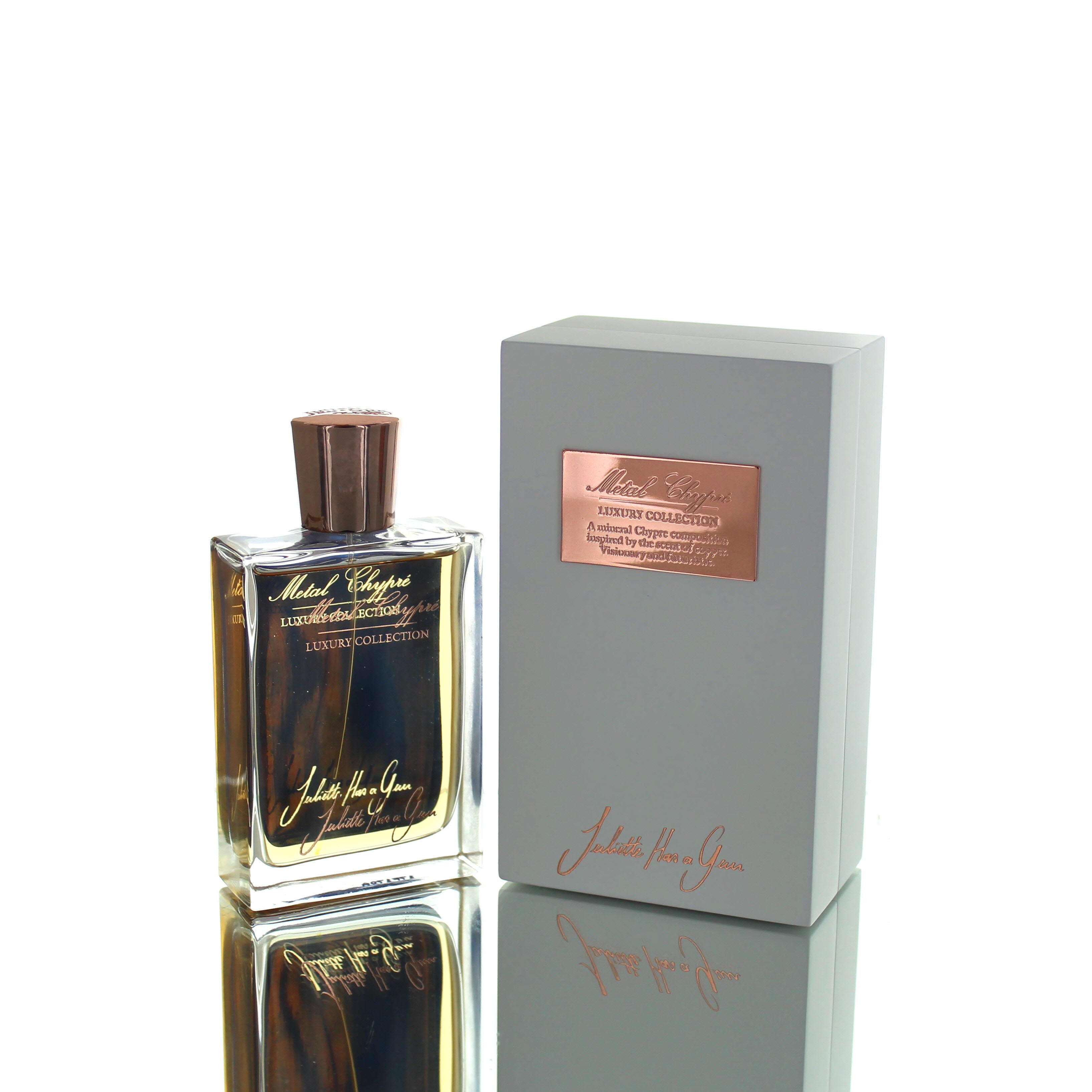 Metal Chypre EDP fragrance bottle