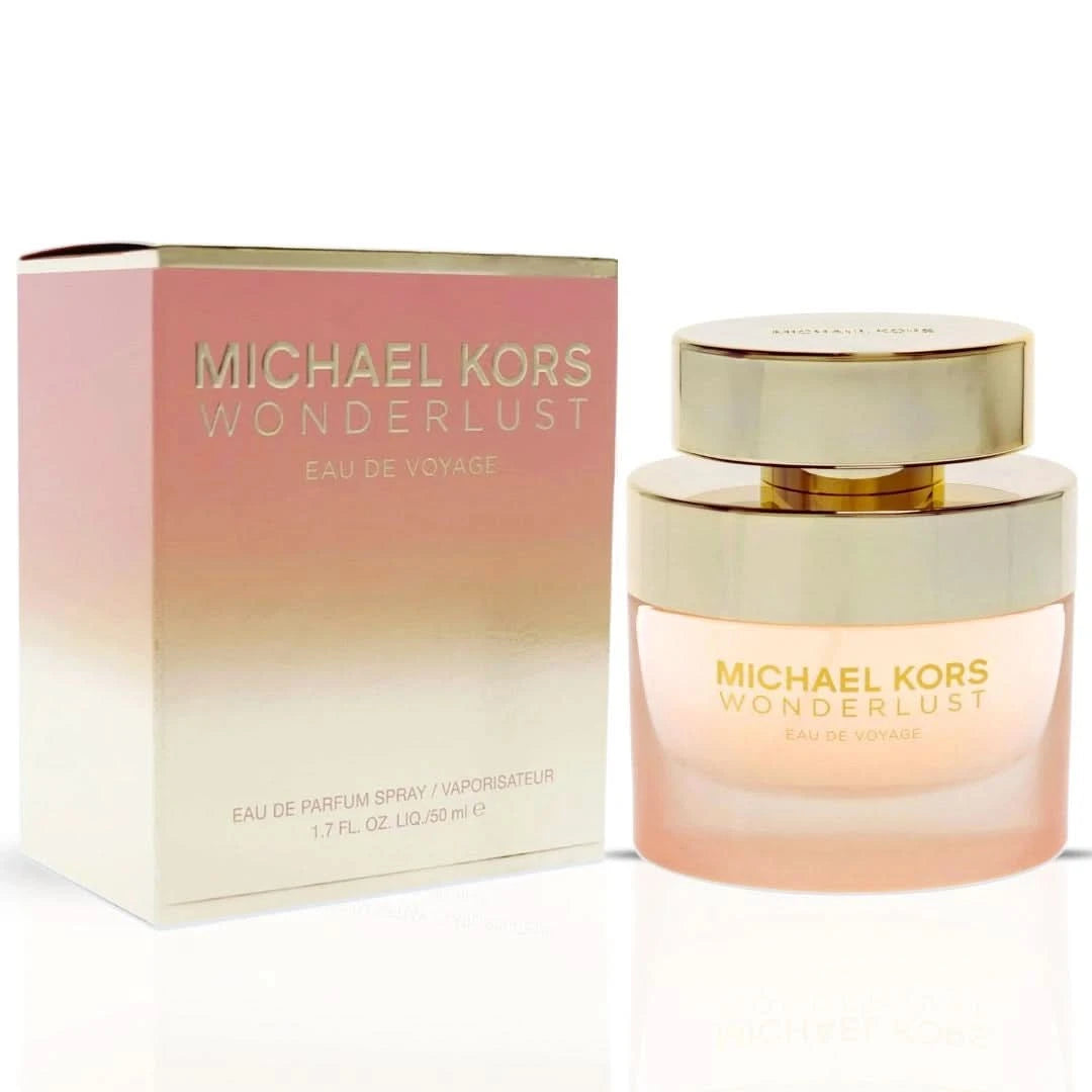 Michael Kors Wonderlust Eau de Voyage EDP fragrance bottle