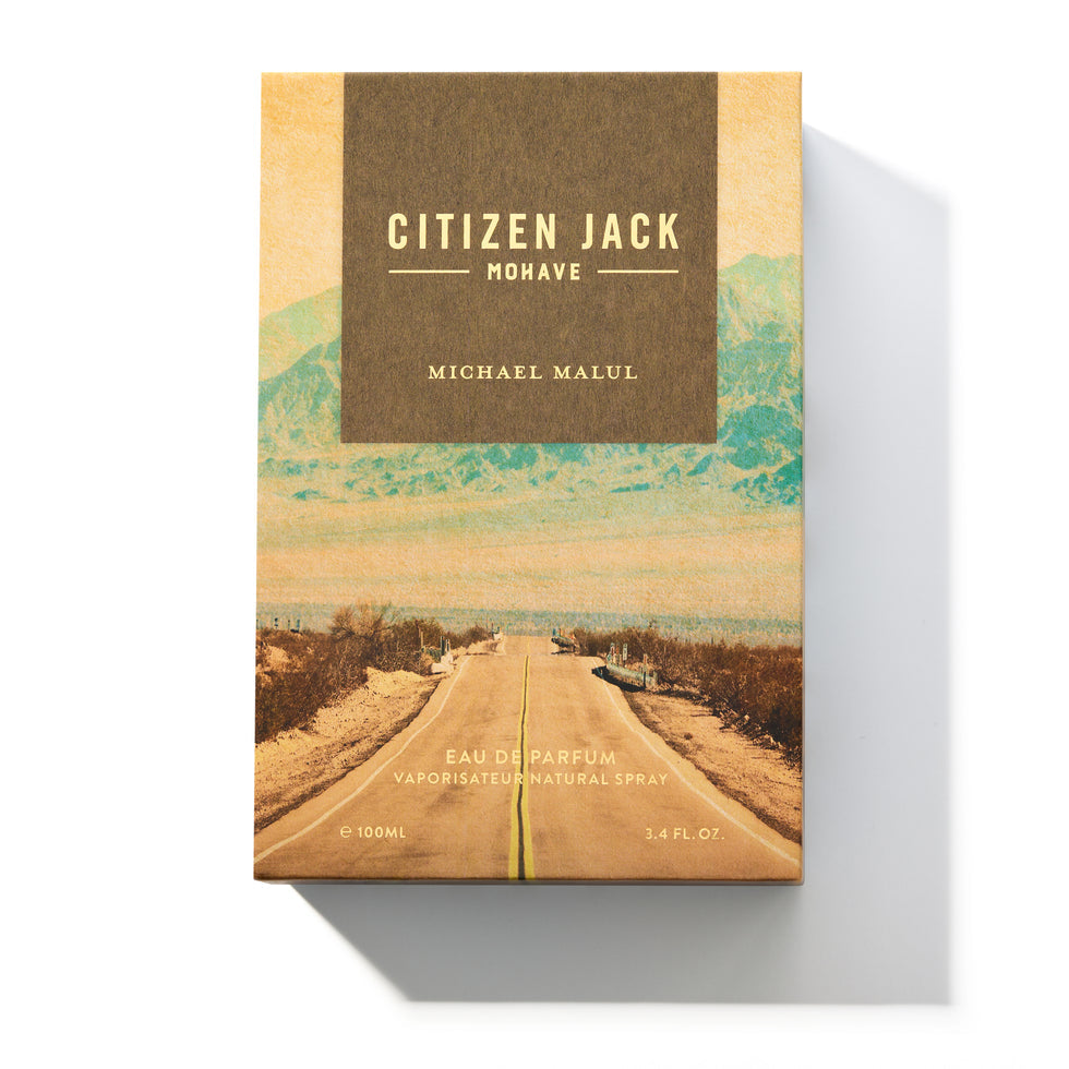 Michael Malul Citizen Jack Mohave EDP fragrance bottle