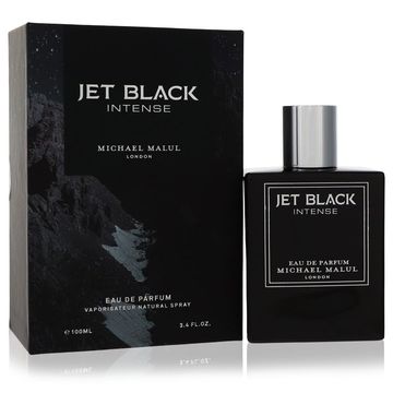 Michael Malul Jet Black Intense EDP fragrance bottle