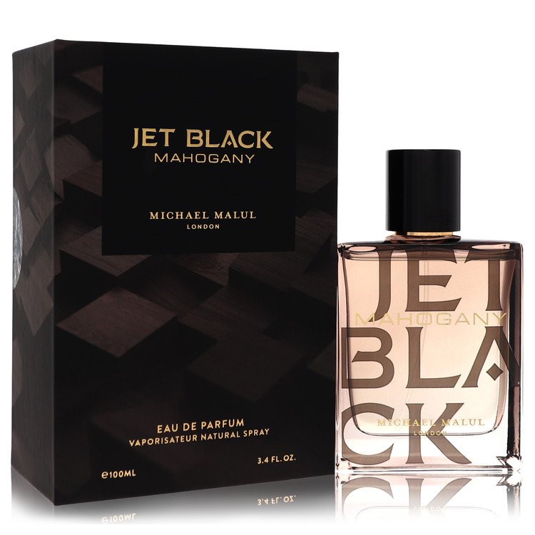 Michael Malul Jet Black Mahogany EDP fragrance bottle